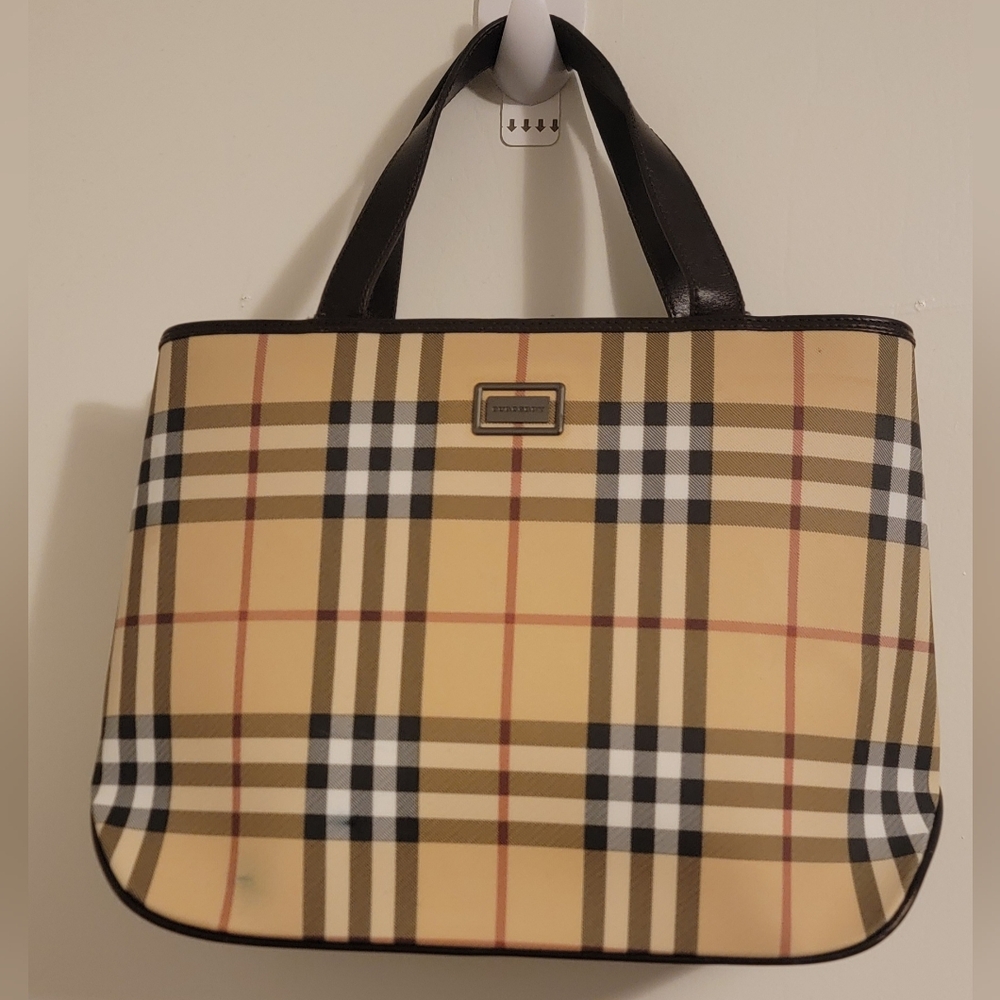 Burberry Tote ( 13 L x 9 1/2 H × 5 W )